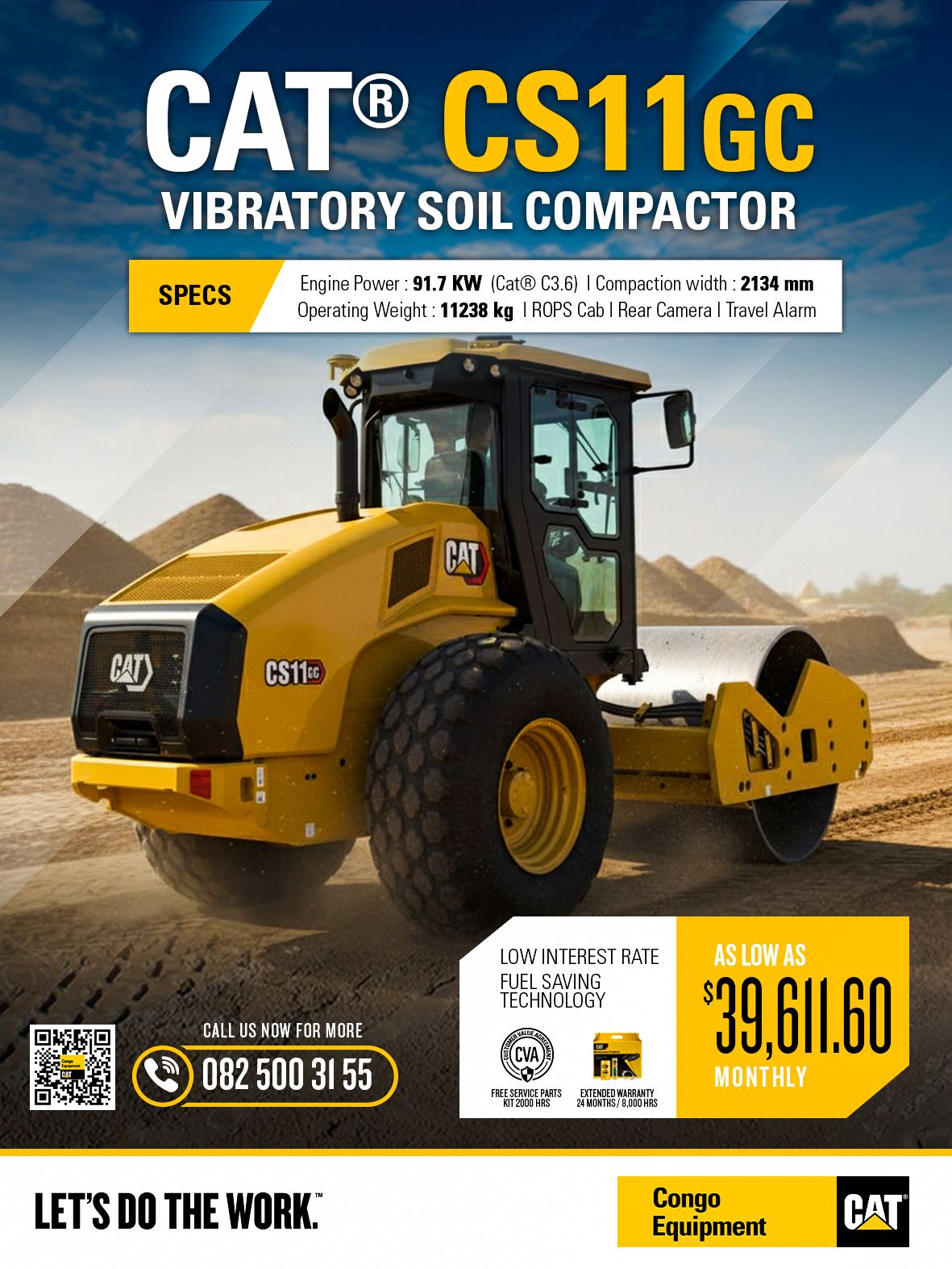 Compacteur CAT® CS11 GC